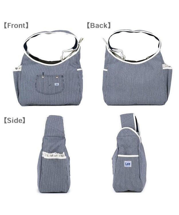 PET PARADISE Lee ヒッコリー スリング ホワイト Ｍ 小型犬 約4～8kg ホワイト×ネイビー