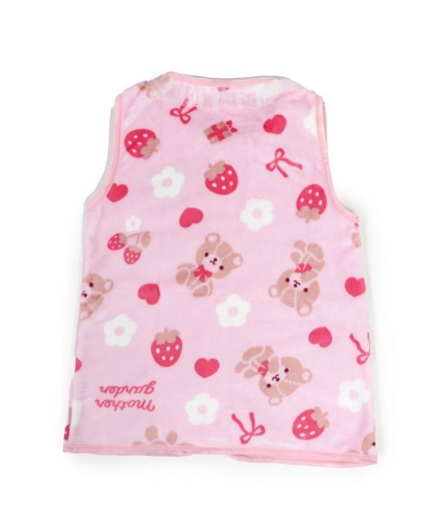 Mother garden マザーガーデン くまちゃん柄 ふわふわ あったか キッズ スリーパー  100cm~120cm / 120cm~140cm -