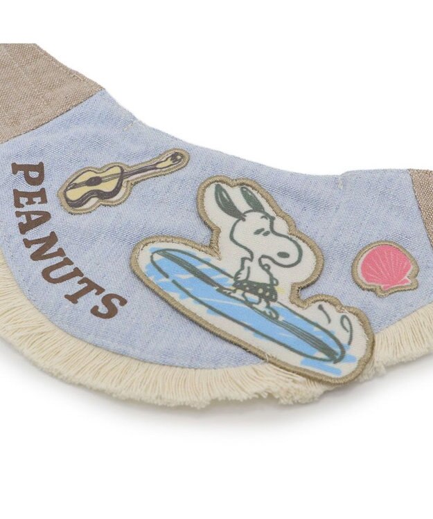 PET PARADISE スヌーピー クールバンダナ 《サーフ柄》 小型犬 ライトブルー