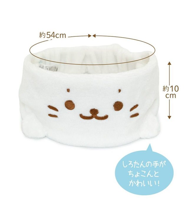 Mother garden しろたん ふわふわヘアバンド ホワイト