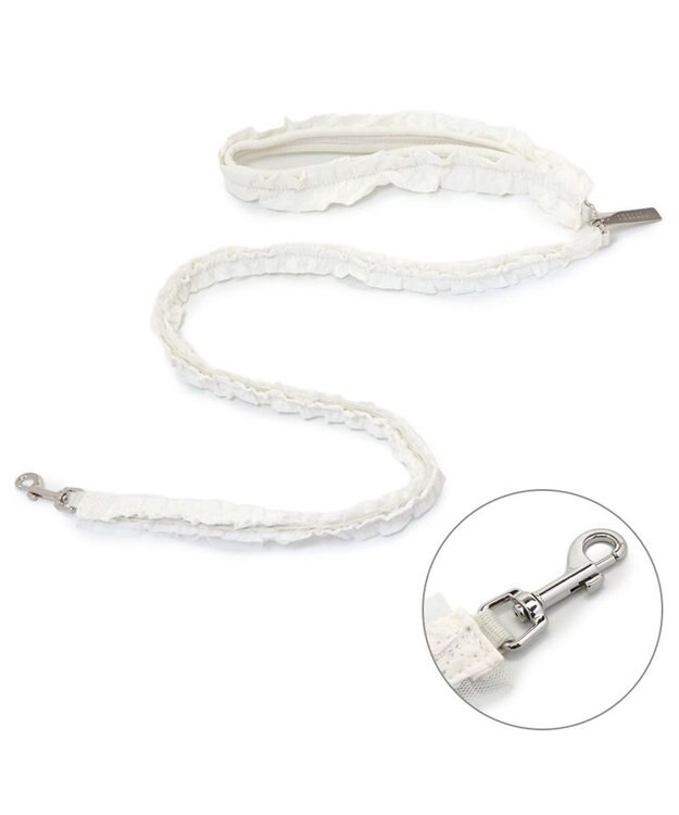 PET PARADISE cherircouture フリフリリード 《ホワイト》ＳＳ～Ｓ  小型犬 ホワイト