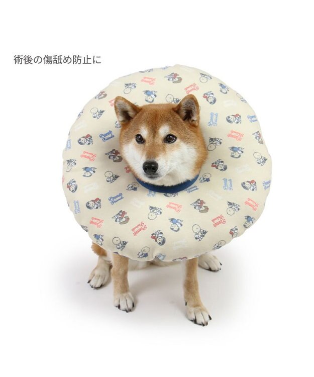 PET PARADISE スヌーピー makokoro エリザベスカラー ＳＭ 中型犬 -