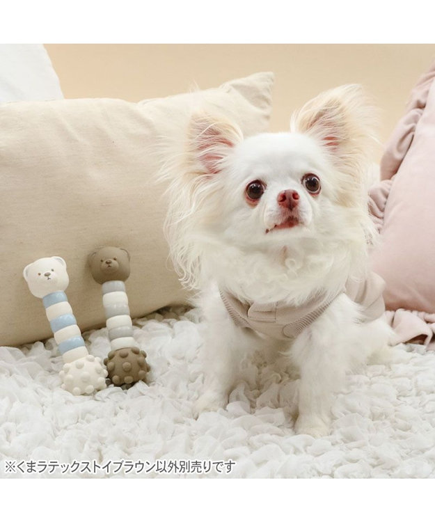 PET PARADISE ペットパラダイス くまちゃん  ラテックス トイ 《ブラウン》 ブラウン