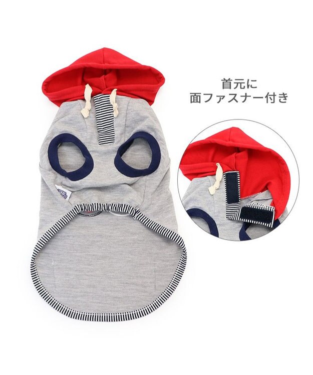 リサ。 リサとガスパール マフポケット パーカー 小型犬 / PET PARADISE