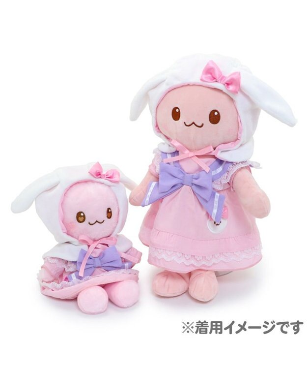 【美品】poppy コクーンコート ピンク うさぎさんサイズ マザーガーデン うさももドール プチマスコット Sサイズ 用