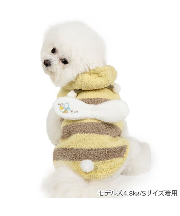 PET PARADISE ペットパラダイス ふわふわ 蜂なりきり 小型犬 イエロー×ブラウン