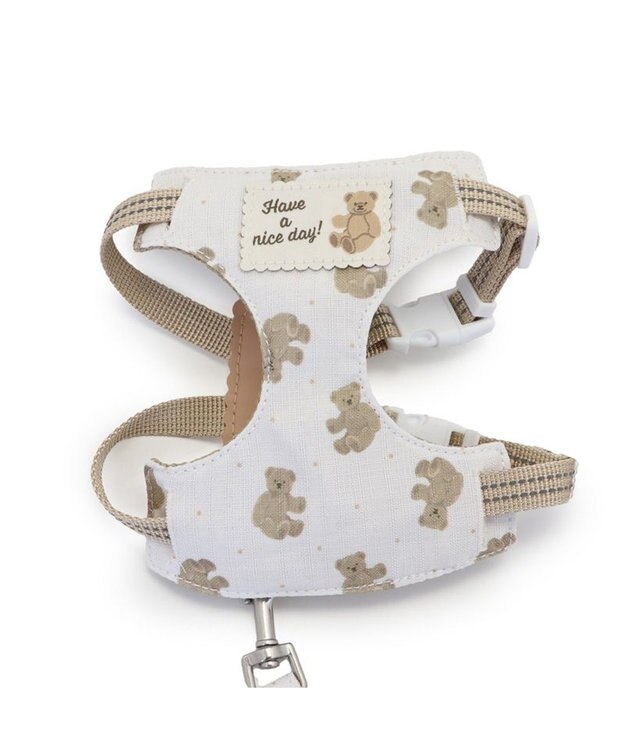 PET PARADISE ペットパラダイス くまちゃん スリム ハーネス＆リード 小型犬 S くまちゃん柄