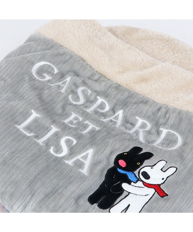 PET PARADISE リサとガスパール 丸型寝袋 遠赤外線 《であい柄》 60cm であい柄