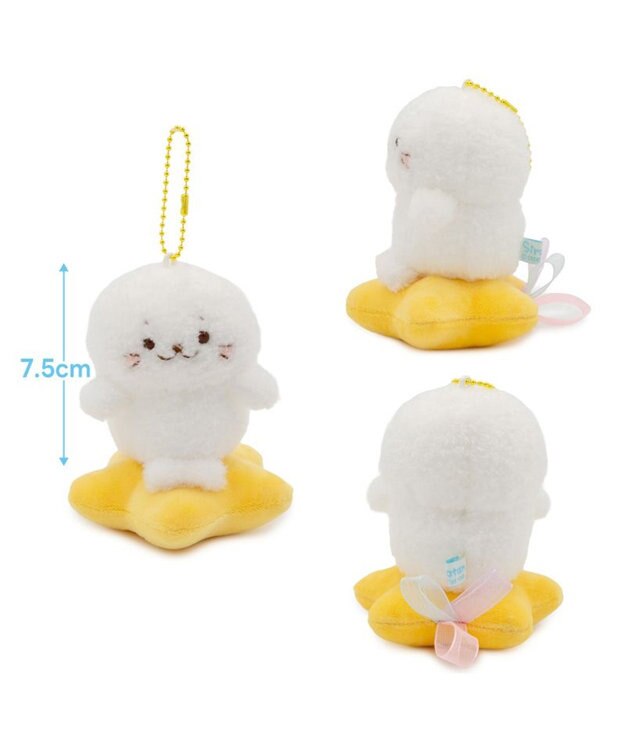 しろたん お星さまぽてぽてキーホルダー 《しろたん》 単品