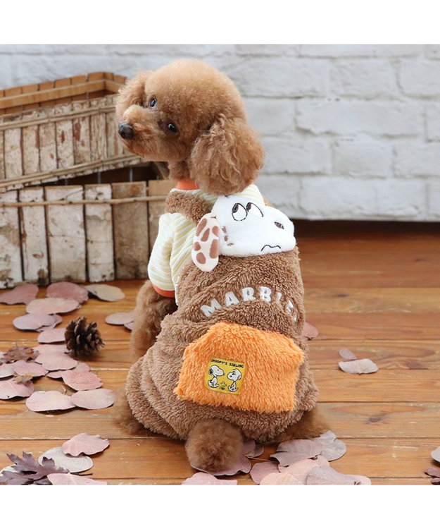 PET PARADISE スヌーピー ボアつなぎパンツ 《マーブルス》 小型犬 マーブルス