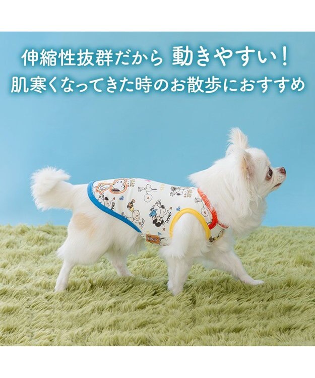 PET PARADISE スヌーピー ペティヒート 天竺 タンクトップ 《ハート》 超小型犬 小型犬 ホワイト