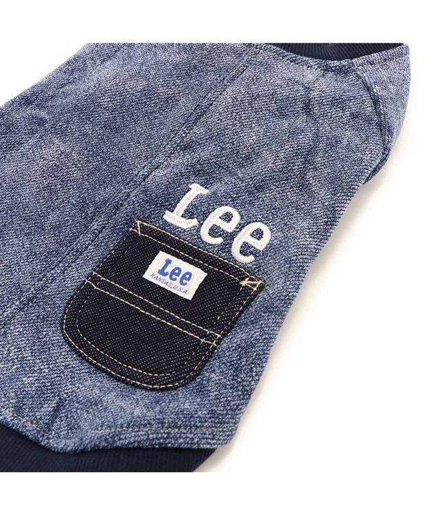 PET PARADISE Lee ウォッシュ加工 トレーナー 中型犬 大型犬 紺（ネイビー・インディゴ）