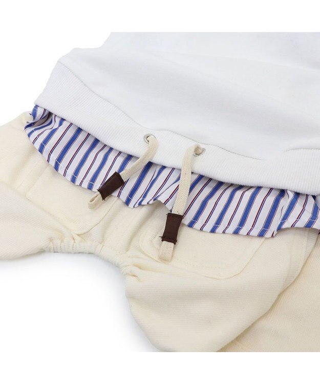 PET PARADISE ペットパラダイス ベスト パンツつなぎ 《ホワイト》 小型犬 ホワイト×ホワイト