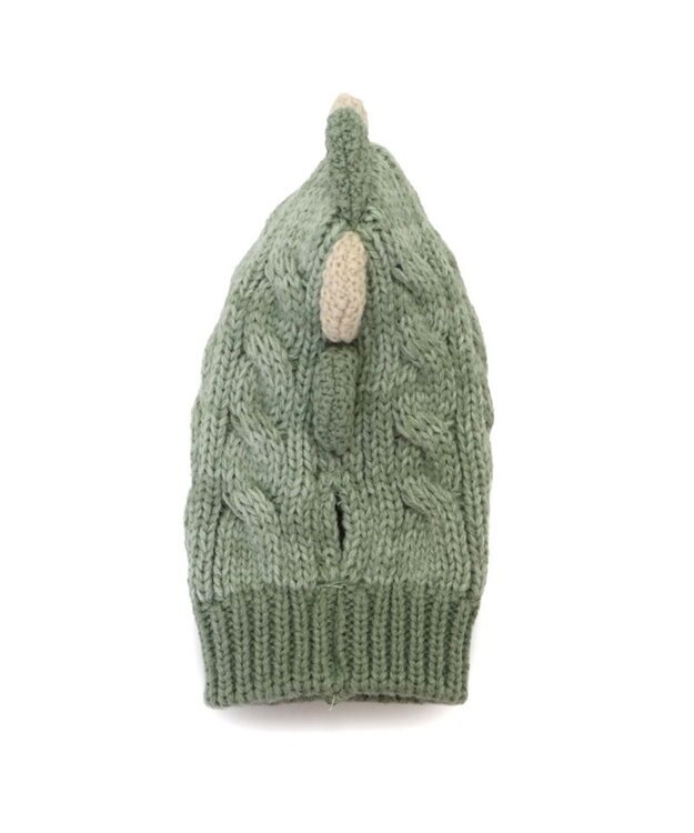 PET PARADISE ペットパラダイス ニット 帽子 《恐竜》 中型犬 大型犬 グリーン