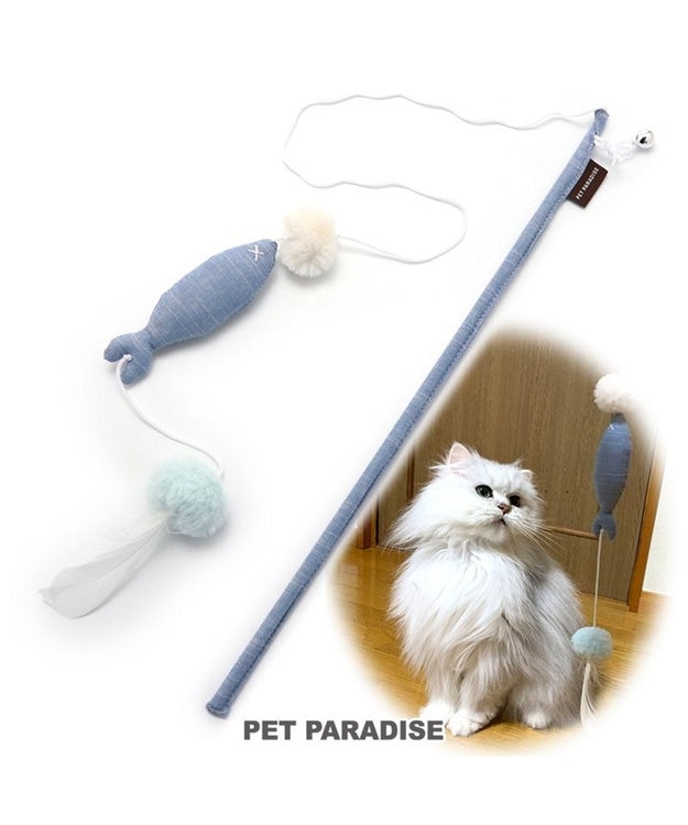 PET PARADISE 猫 おもちゃ 猫じゃらし 魚 トイ 魚