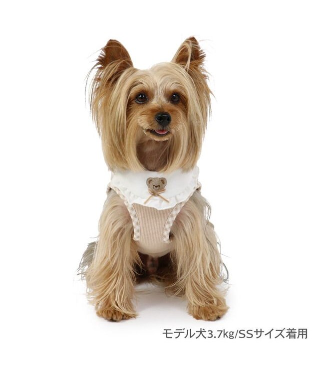 PET PARADISE ペットパラダイス くまちゃん ベストハーネス ＳＳ 小型犬 ベージュ