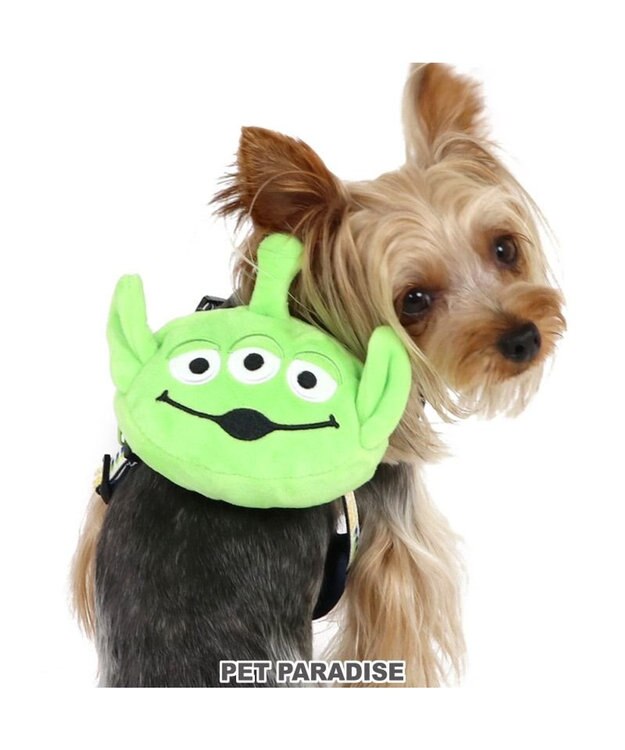 PET PARADISE 犬 ハーネス ディズニー トイ・ストーリー リュック付き 【ＳＳ】 エイリアン 黄緑