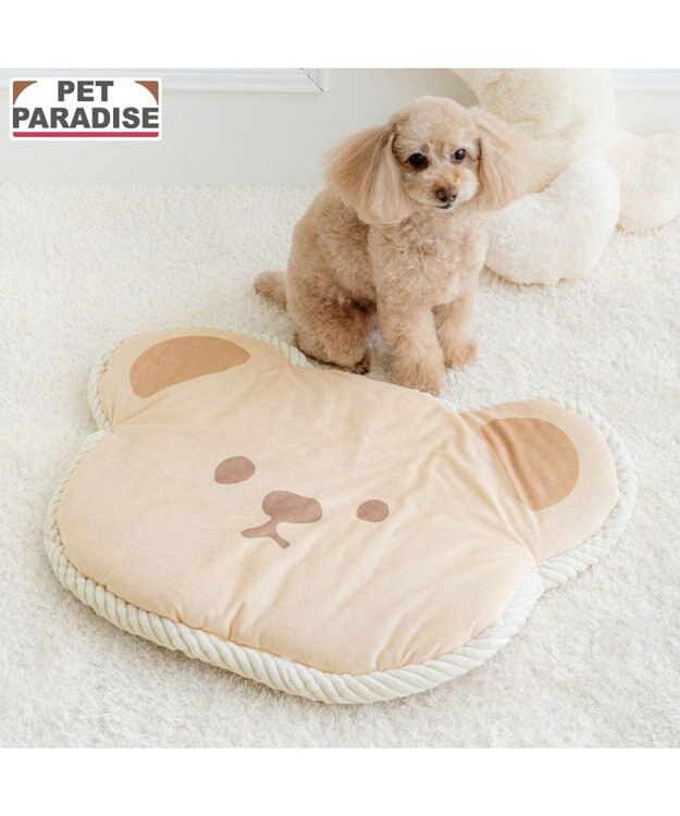 PET PARADISE ペットパラダイスくまさん マット ベージュ