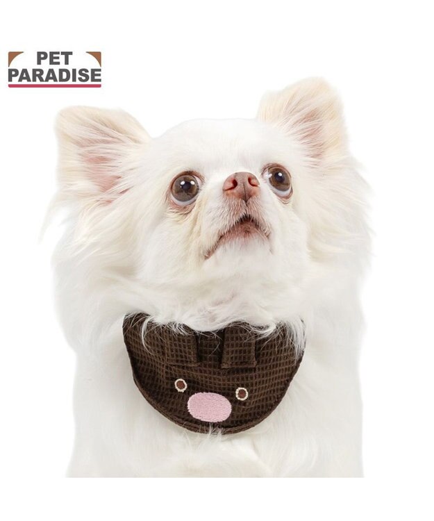 PET PARADISE リサとガスパール スタイ首輪 《ガスパール》 ３Ｓ ブラウン