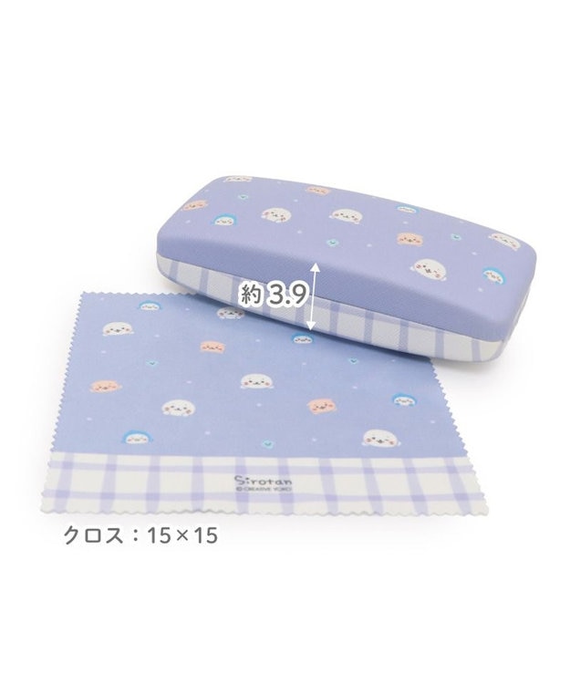 しろたん クロス付き メガネケース 《お友達柄》 / Mother