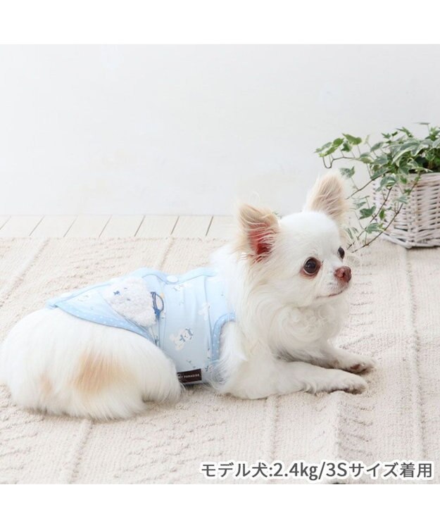 PET PARADISE ペットパラダイス 接触冷感 背中開き タンクトップ 《しろくま》 小型犬 しろくま
