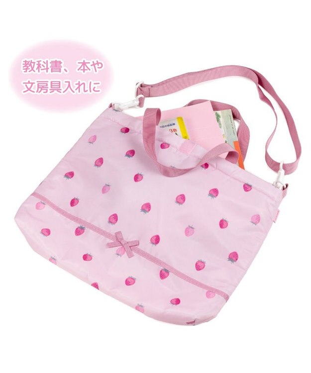 Mother garden マザーガーデン  野いちご レッスンバッグ 《レトロストロベリー柄》 レトロストロベリー柄
