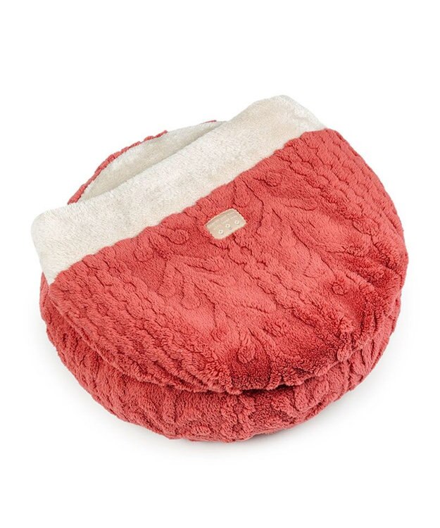 PET PARADISE ペットパラダイス 遠赤外線 アランボア 丸型 寝袋  Ｓ レッド