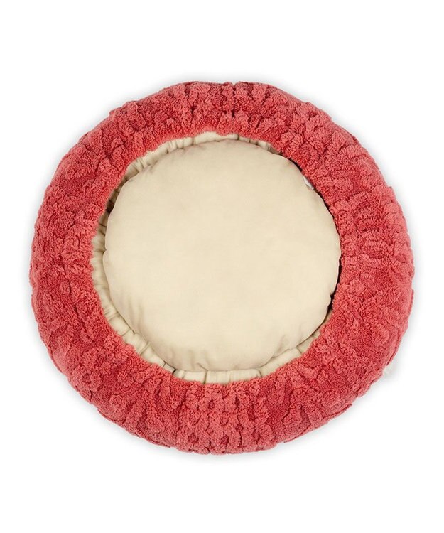 PET PARADISE ペットパラダイス 遠赤外線 アランボア 丸型 寝袋  Ｓ レッド