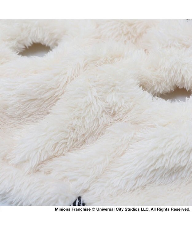 PET PARADISE ミニオン ボブ ジップ ボアベスト 小型犬 ホワイト