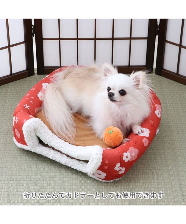 PET PARADISE ペットパラダイス キルトこたつハウス 40cm 赤