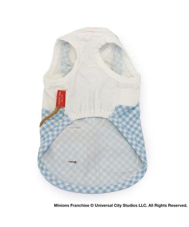 PET PARADISE ミニオン ティム エコメイド ポシェット風 タンクトップ 小型犬 ホワイト×ブルー