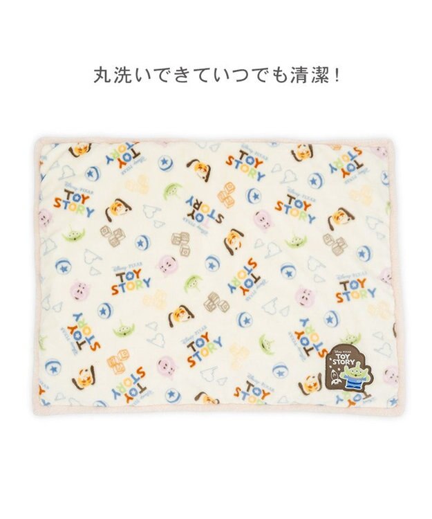 PET PARADISE ディズニー トイストーリー 遠赤外線 ボア マット 《総柄》 オフホワイト