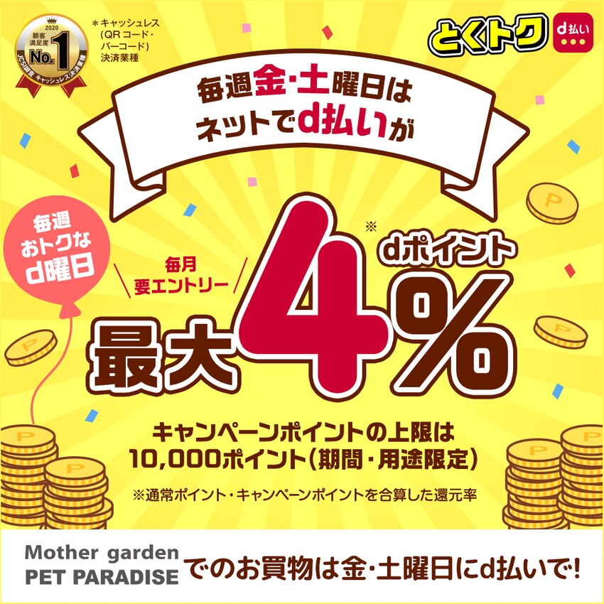 毎週お得なd曜日