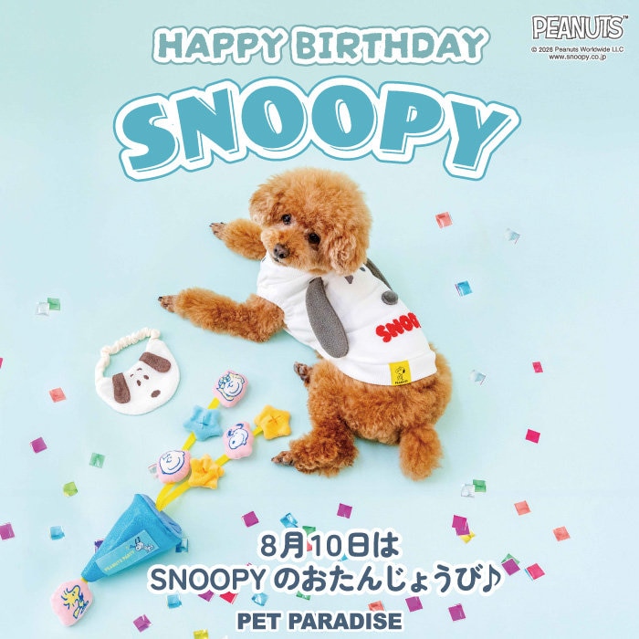 8月10日はスヌーピーのお誕生日♪