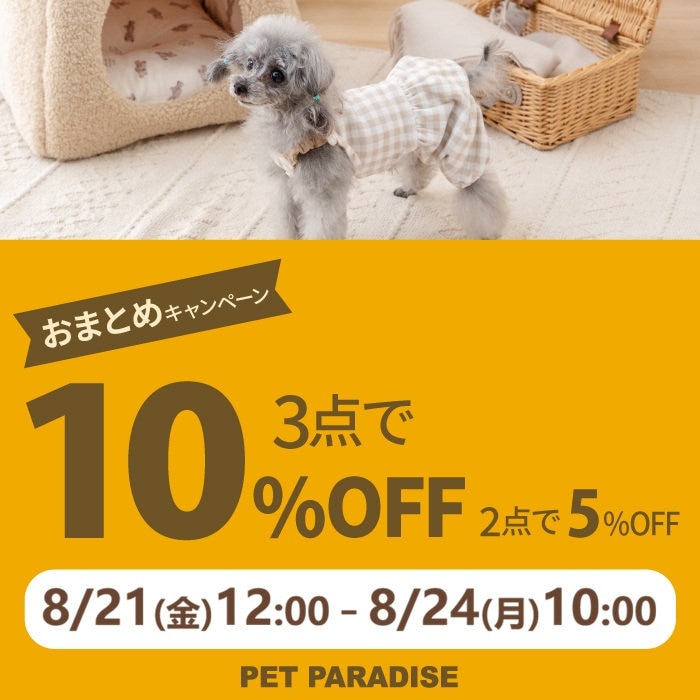 8月21日～おまとめでお買い得 ＼ 3点以上で10％OFF 2点で5％OFF ／