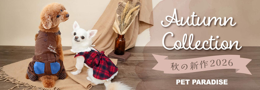 【ペットパラダイス】2026 Autumn Collection — 秋の新作コレクション
